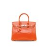 H A SHINY ORANGE POROSUS CROCODILE BIRKIN 30 GOLD HARDWARE ORANGE 30CM