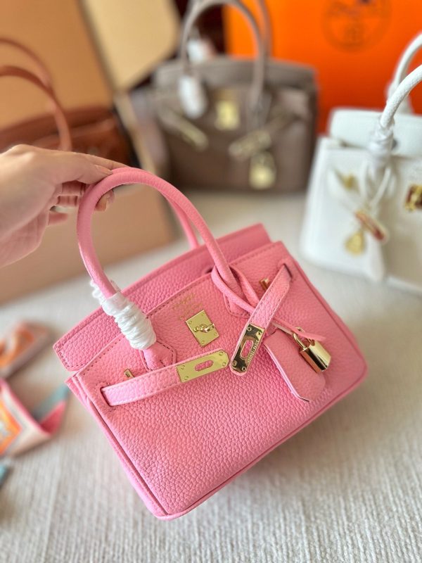 H BIRKIN 20 TOGO PINK 20CM