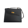 H KELLY SELLIER EN DESORDRE EPSOM GOLD-TONED HARDWARE BLACK 25CM