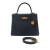 H KELLY BLACK SELLIER ROUGE EPSOM GOLD HARDWARE 32CM